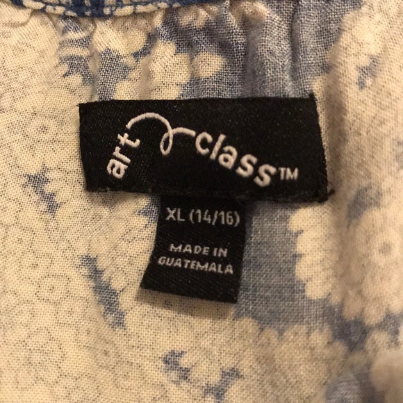 Blue off the shoulder dress - Picture 2 of 3